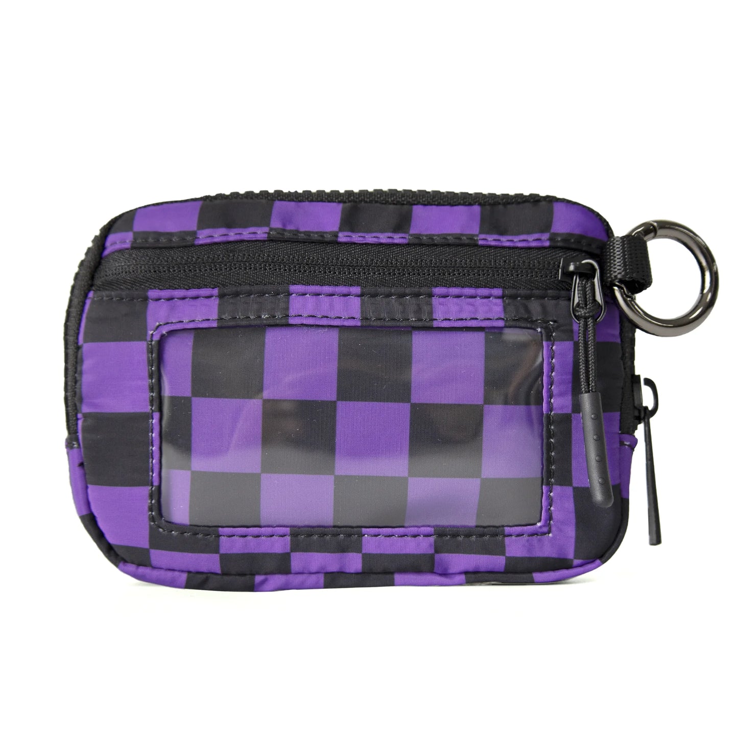 Women Cute Small Pouch Mini Wallet with Clear ID Window, Makeup Cosmetic Bag,Card Holder Bag for Purse,Toiletry Zipper Pouch