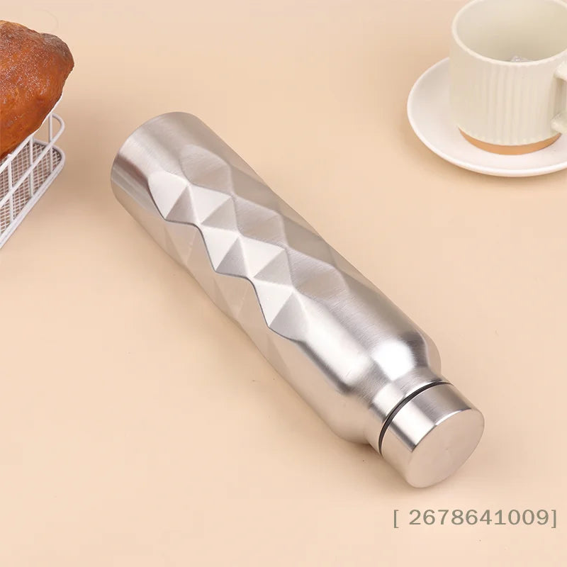 ❀❀1000ML Large Capacity Single-Wall Stainless Steel Water Bottle Leak-Proof Sport Flask For Fitness Gym Camping|〔YY33〕