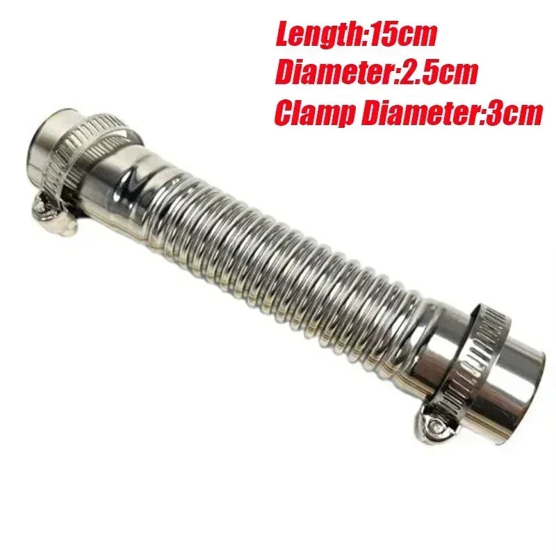 2.5cmDiameter Exhaust Pipe 60/300cm Long Parking Heater Exhaust Pipe Air Heater Exhaust Pipe Suitable for Webasto Parking Heater