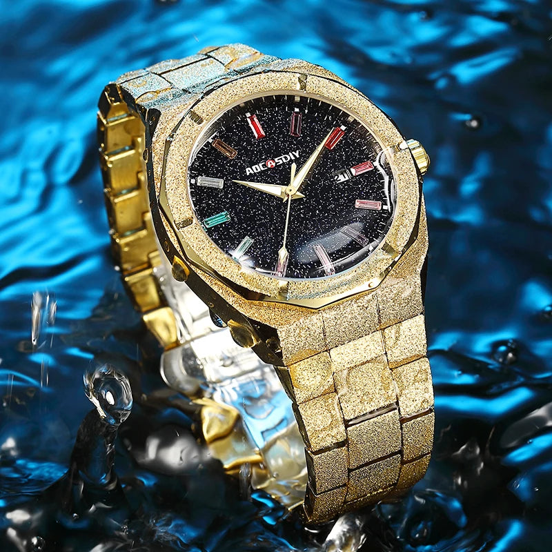 Luxury Business Men Watches  Quartz Wristwatches Auto Date Male Clock with Luminous Hands Relogio Masculino