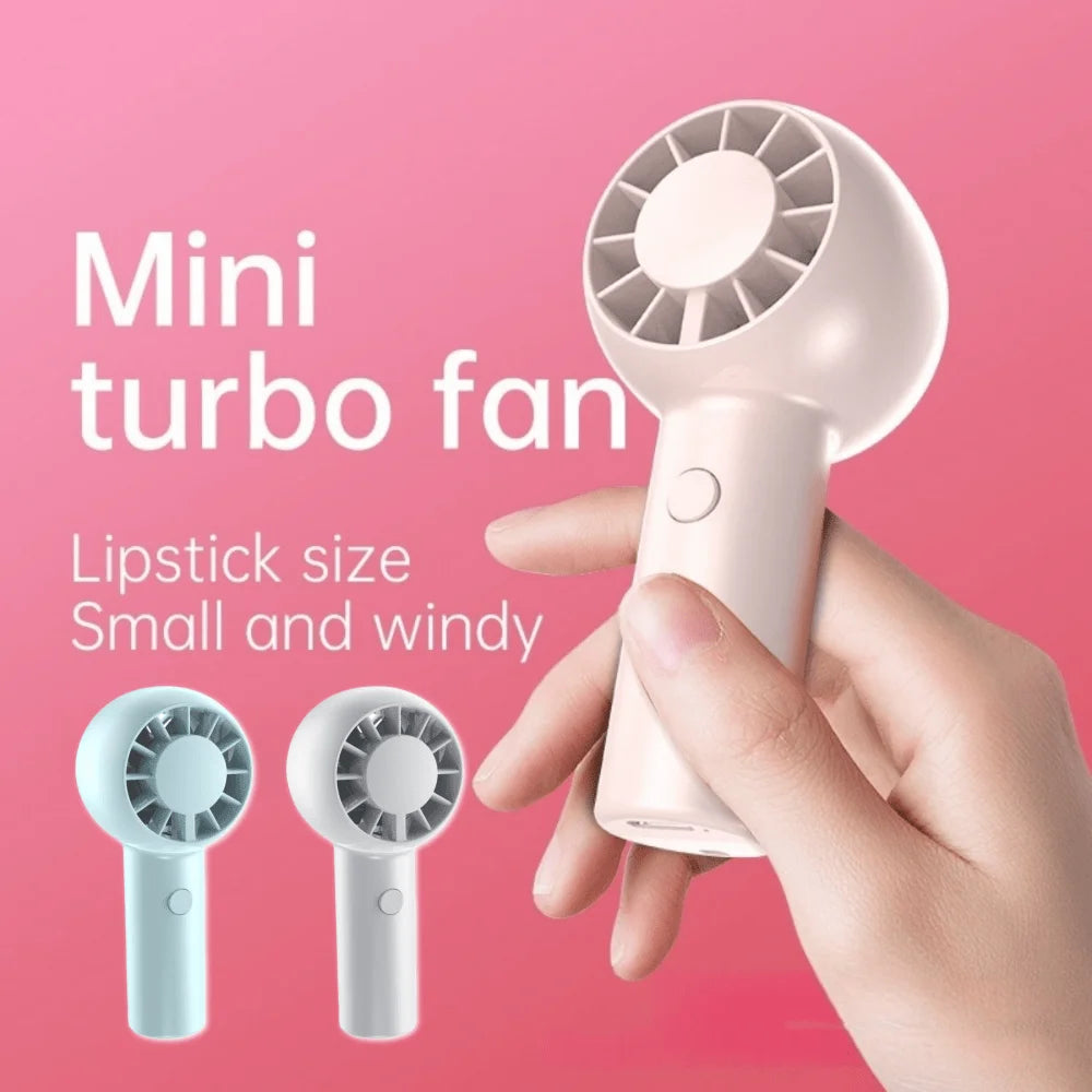 Portable Handheld Fan Convenient Creative Small Fan 3 Speeds USB Pocket Fan Lightweight Adjustable Cute Mini Fan Air Coolers