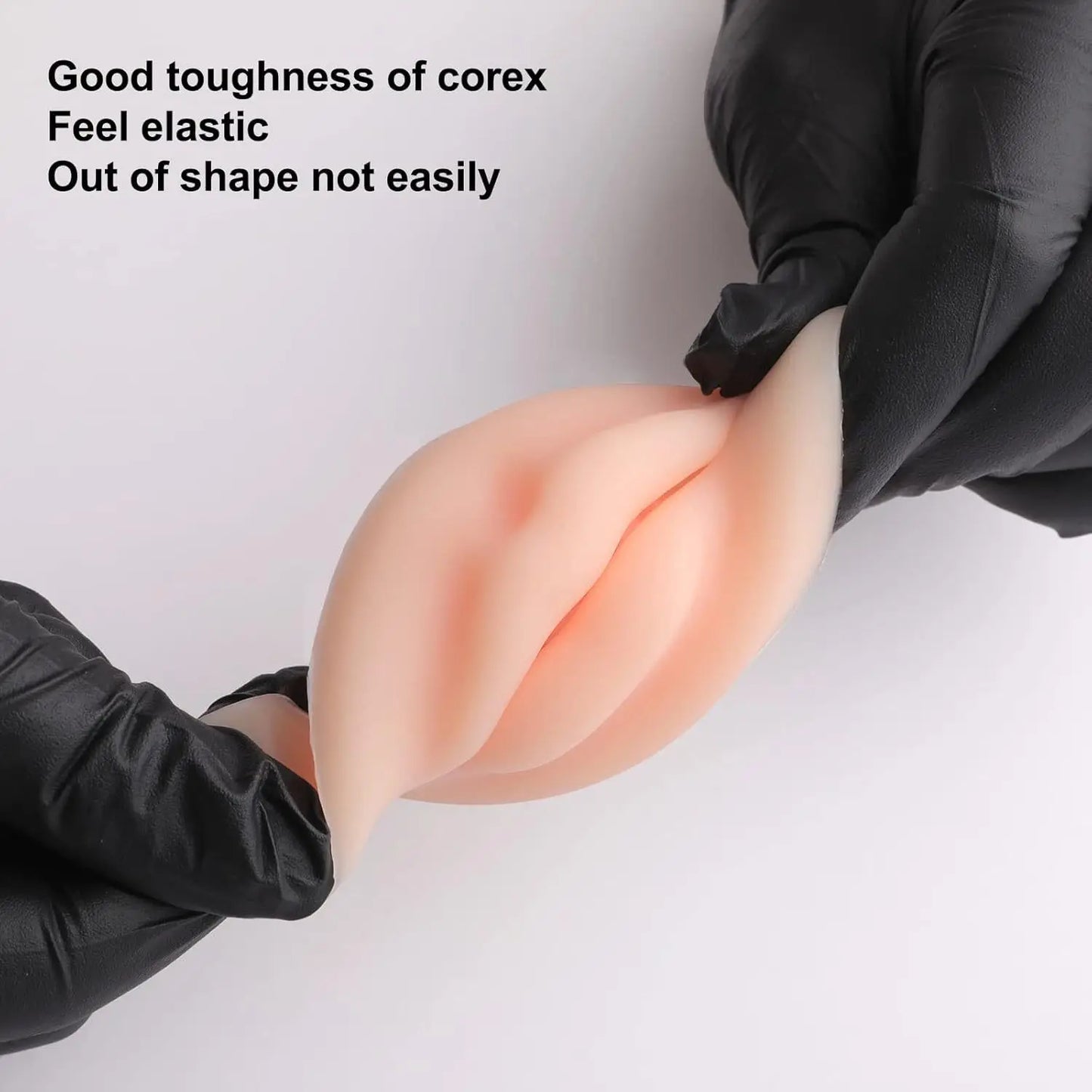 5D Realistic Lip Practice Skin for Permanent Makeup Training, 3D Silicone Lip Blush Pad with Simulation Modules, Reusable False