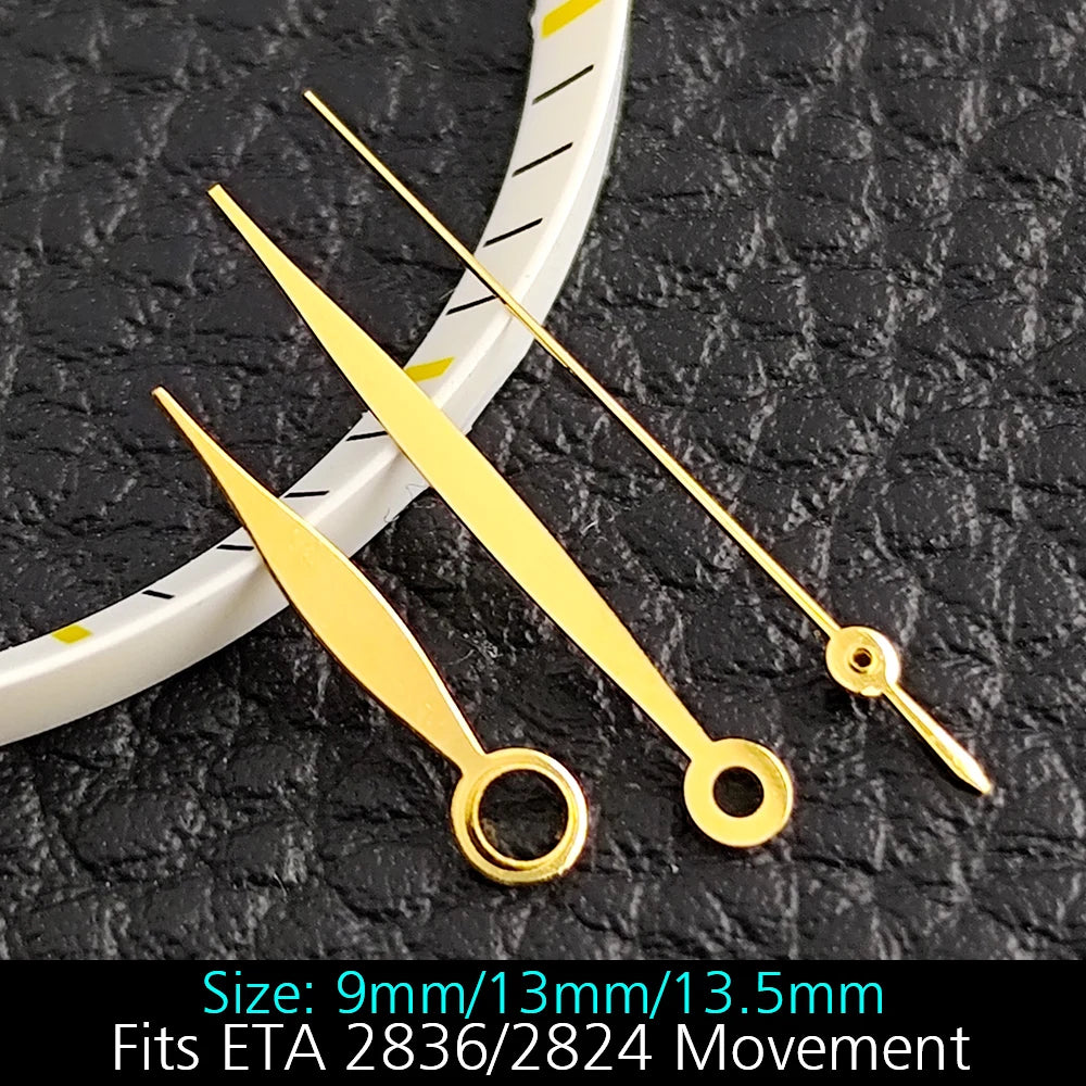 High Quality ETA-Series Hands Green Super Luminous Fits ETA 2824 2892 2836 2834 Movement Watch Accessories Watches For Men