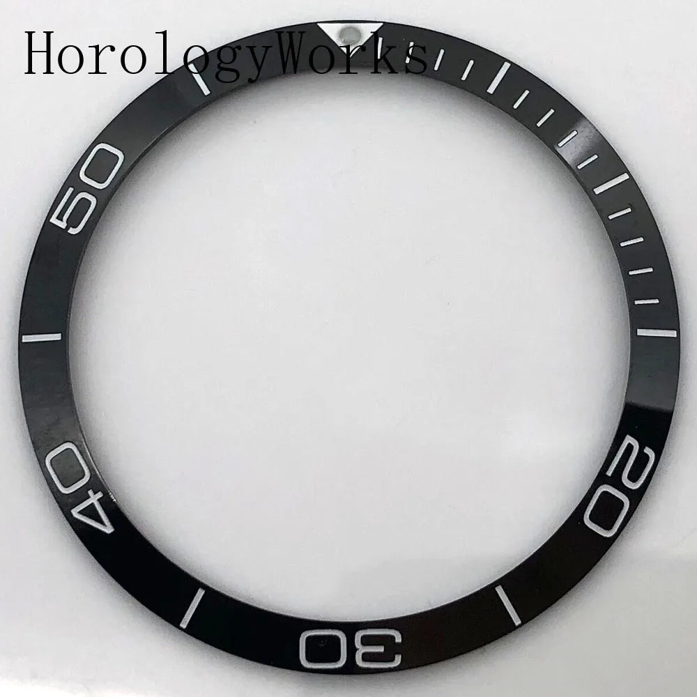 39mm Ceramic Bezel Watch Parts Fit 41mm Automatic Mechanical Watches Black Blue Green
