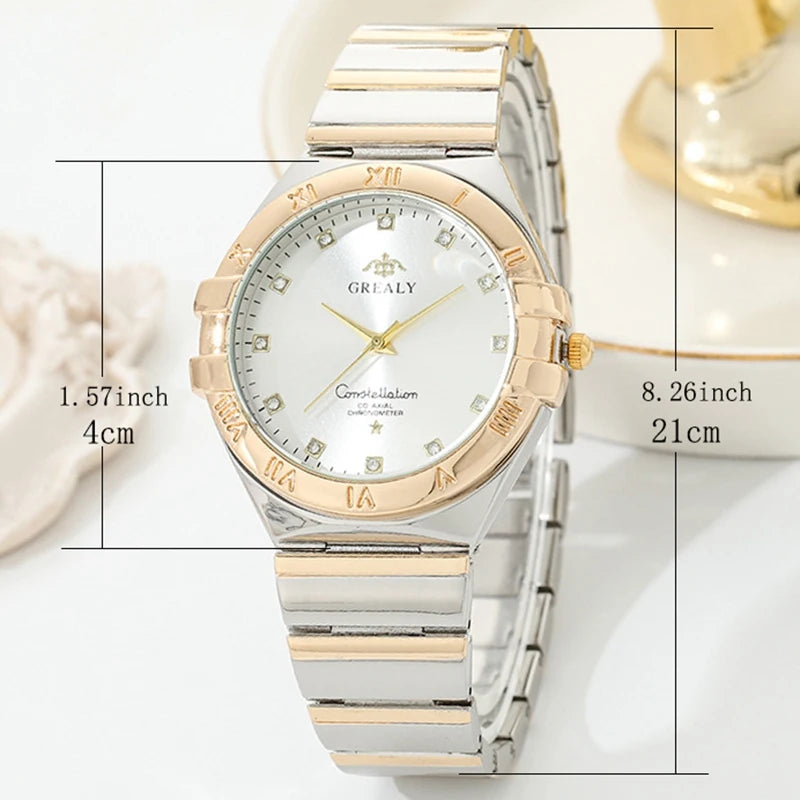 New Fashion Women Watches Luxury Quartz Watch Clocks Casual Relogio Feminino Women's Wristwatches Stainless Steel Montres Femmes