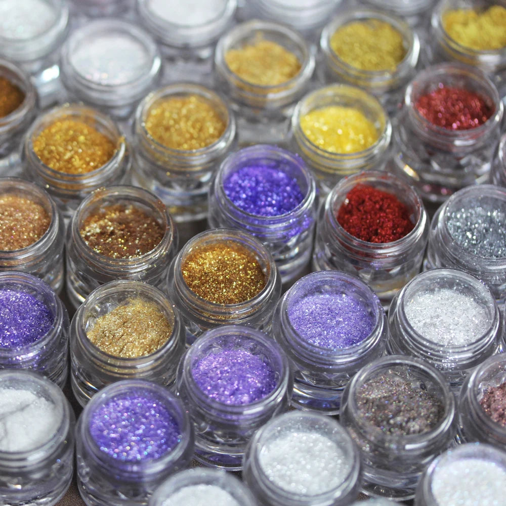 Cosmetic Beautiful Multichrome Loose Face Sparkly Diamond Pigment Powder Dust Safe for Eyeshadow Makeup Body Lipgloss Nail Art