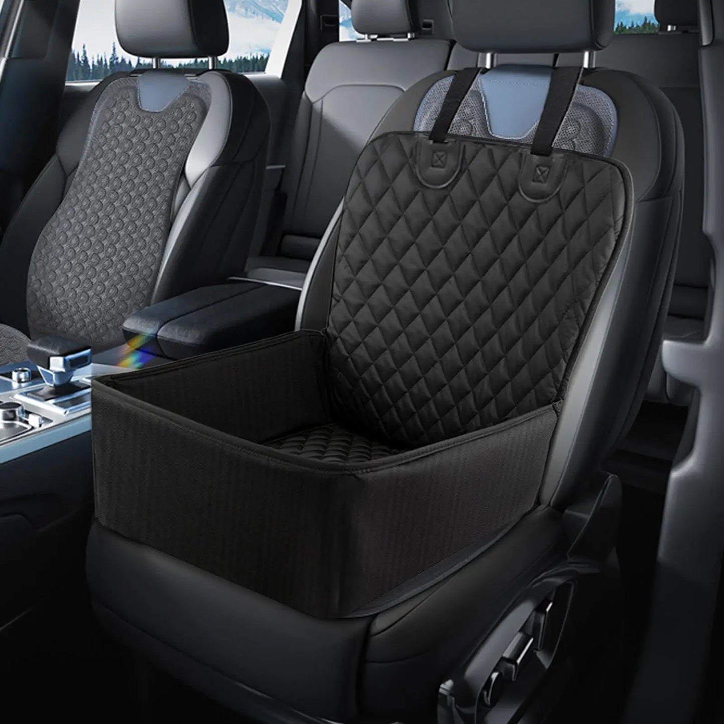 ForTruck Dog Car Seat Large Waterproof Pet Carseat Cushion Protector Carrier For Bed Barrier Backseat Truck Cat Puppy Suv Safety