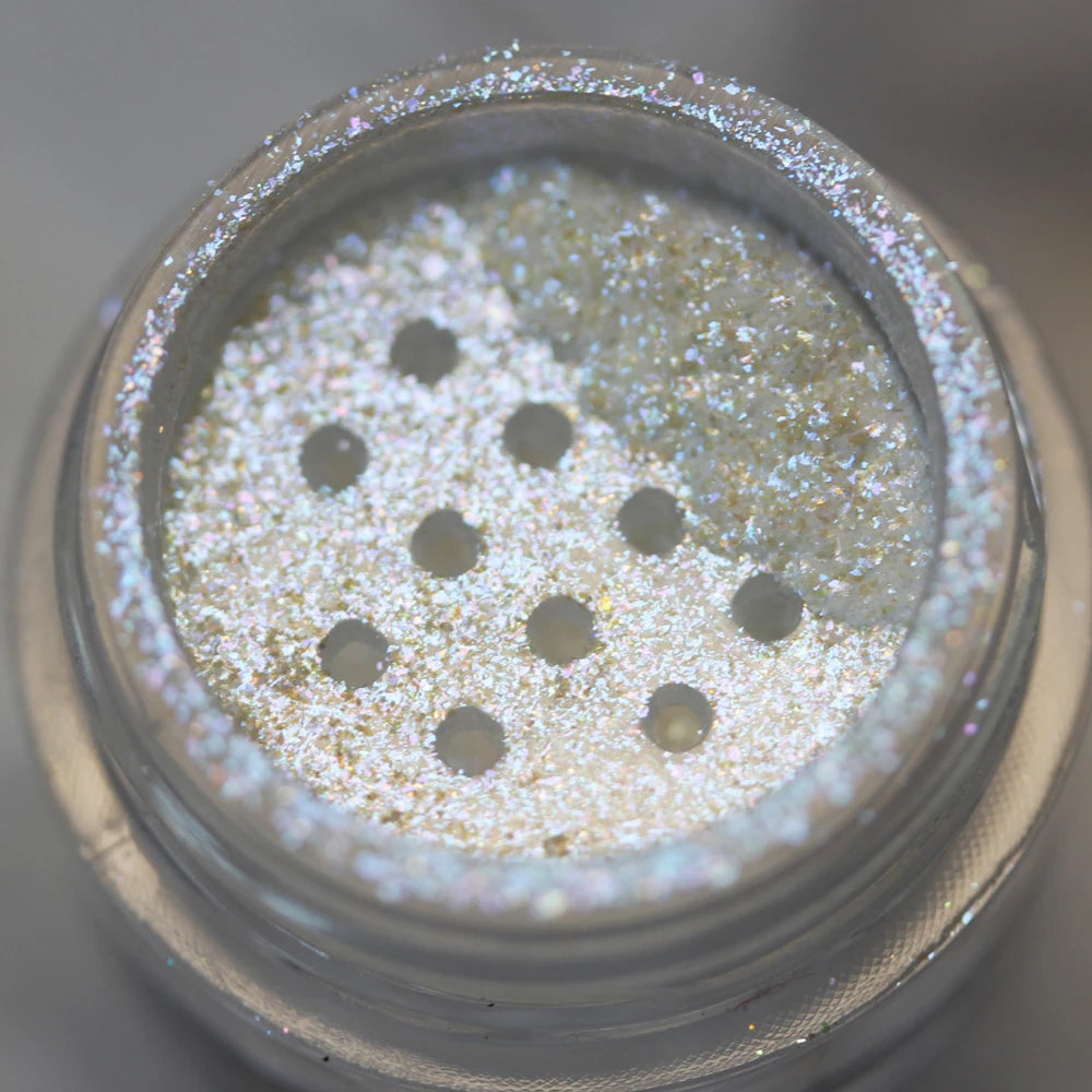 Cosmetic Beautiful Multichrome Loose Face Sparkly Diamond Pigment Powder Dust Safe for Eyeshadow Makeup Body Lipgloss Nail Art