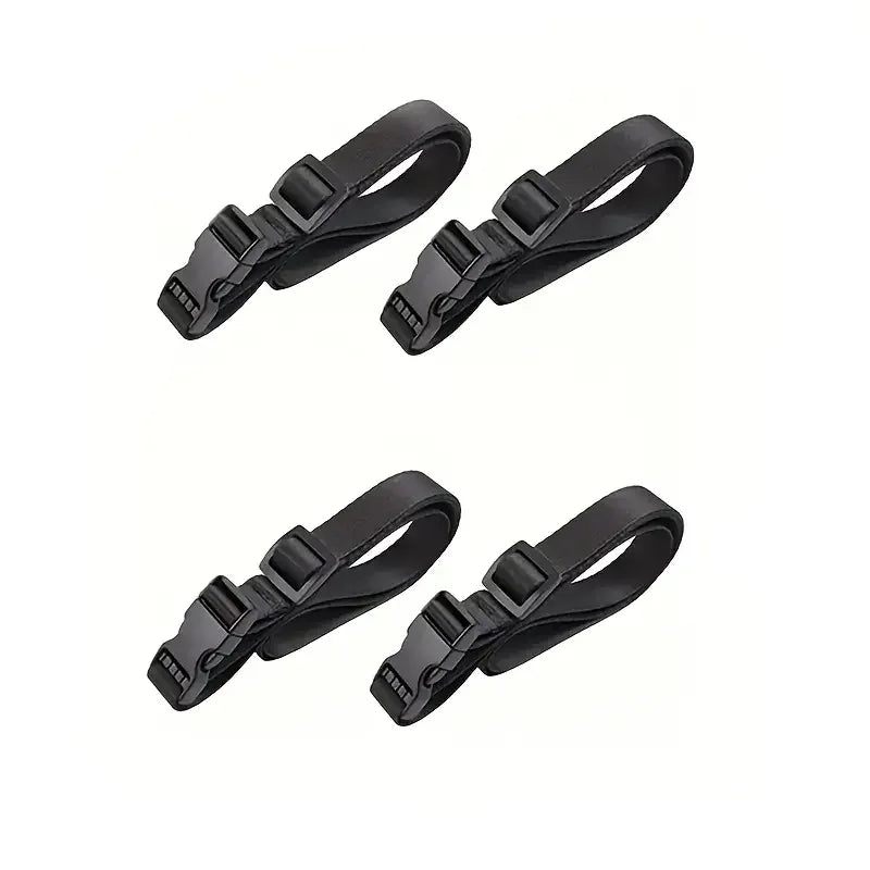 4Pack Utility Straps with Quick Release Buckle Nylon Backpack Accessory Sleeping Bag Strap Adjustable for Hiking Travel Outdoor