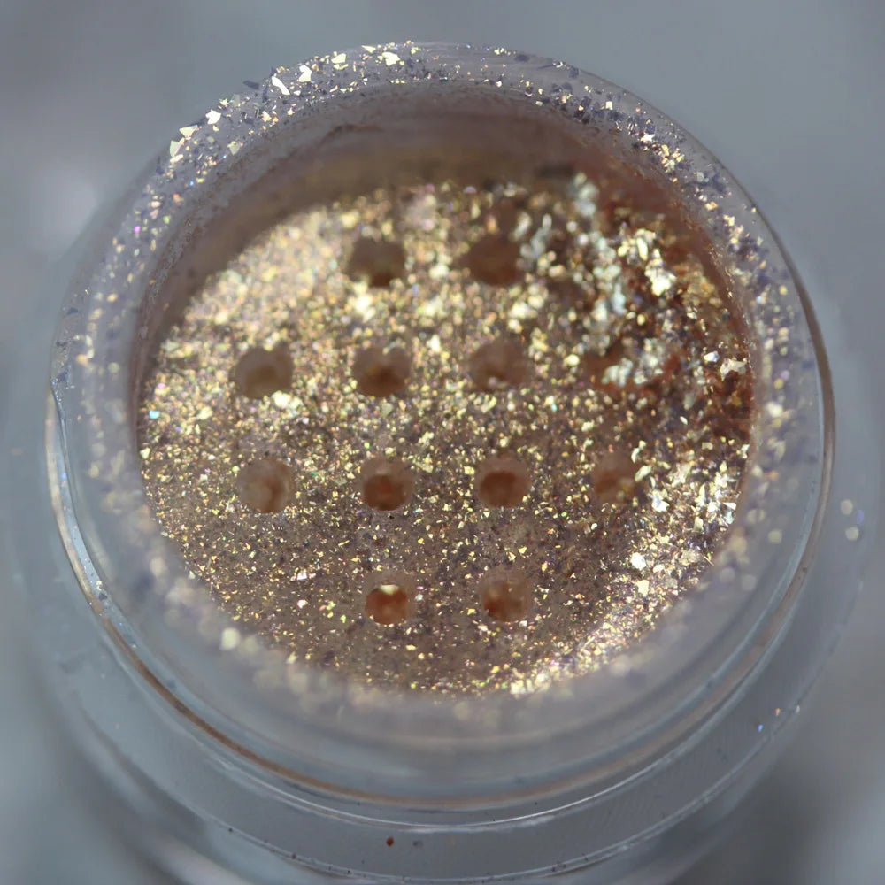 Cosmetic Beautiful Multichrome Loose Face Sparkly Diamond Pigment Powder Dust Safe for Eyeshadow Makeup Body Lipgloss Nail Art