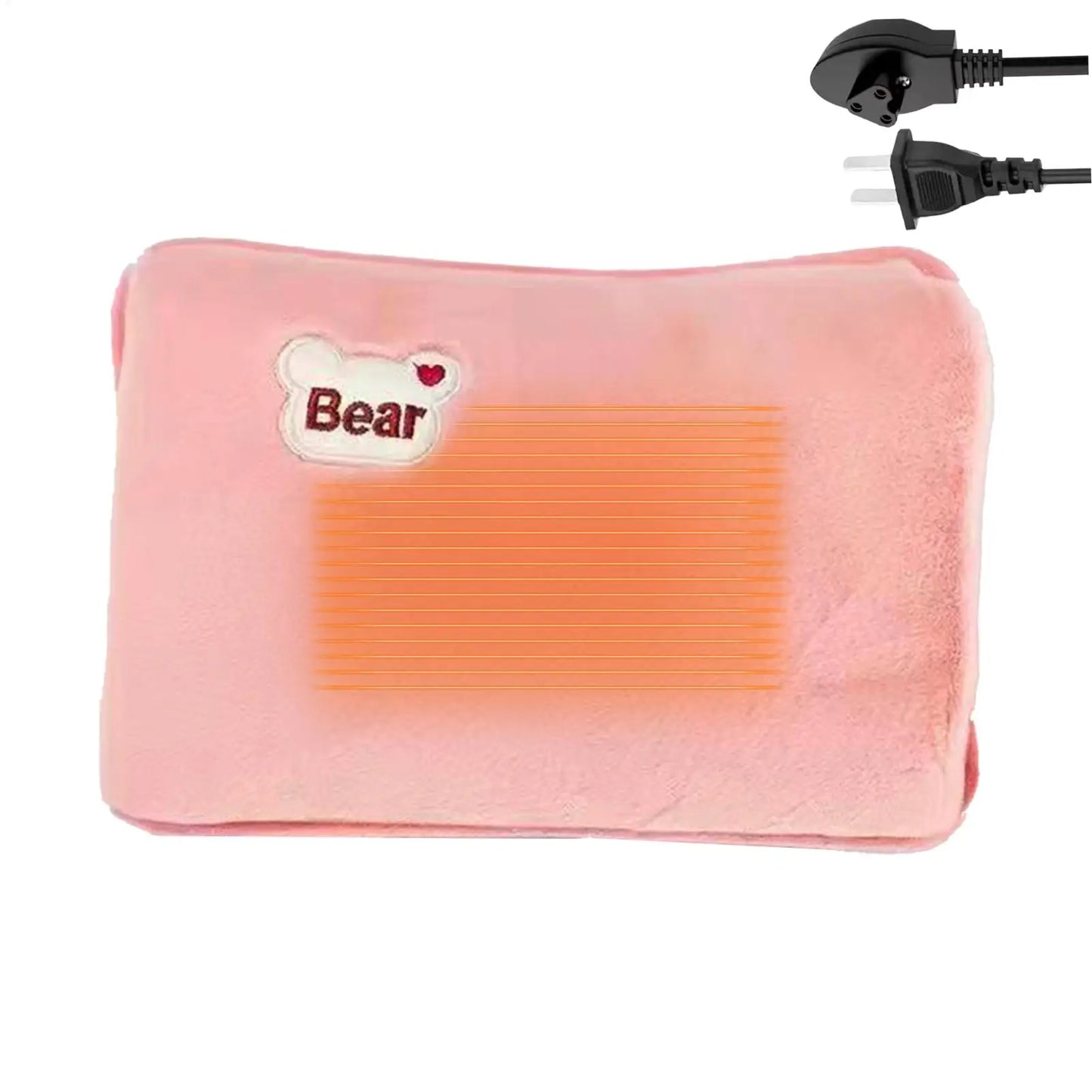 Hot Water Bottle Leak-Proof Rechargeable Hand Warmer Hot Water Bag with Soft Cover for Winter Cold Weather Period Cramps Muscles