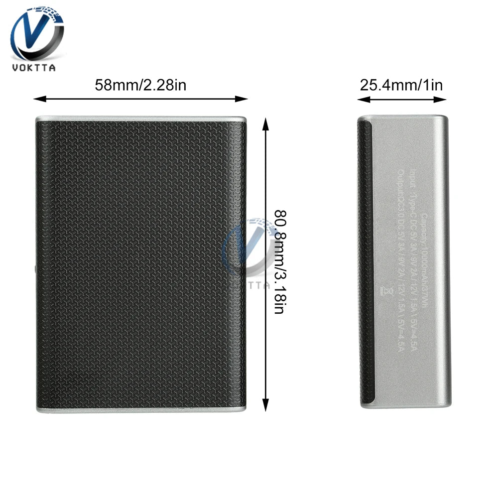 0.96-inch TFT Colour Screen DIY Power Bank Kit 22.5W Fast Charging Module 21700 Battery Case Mini Portable Power Module