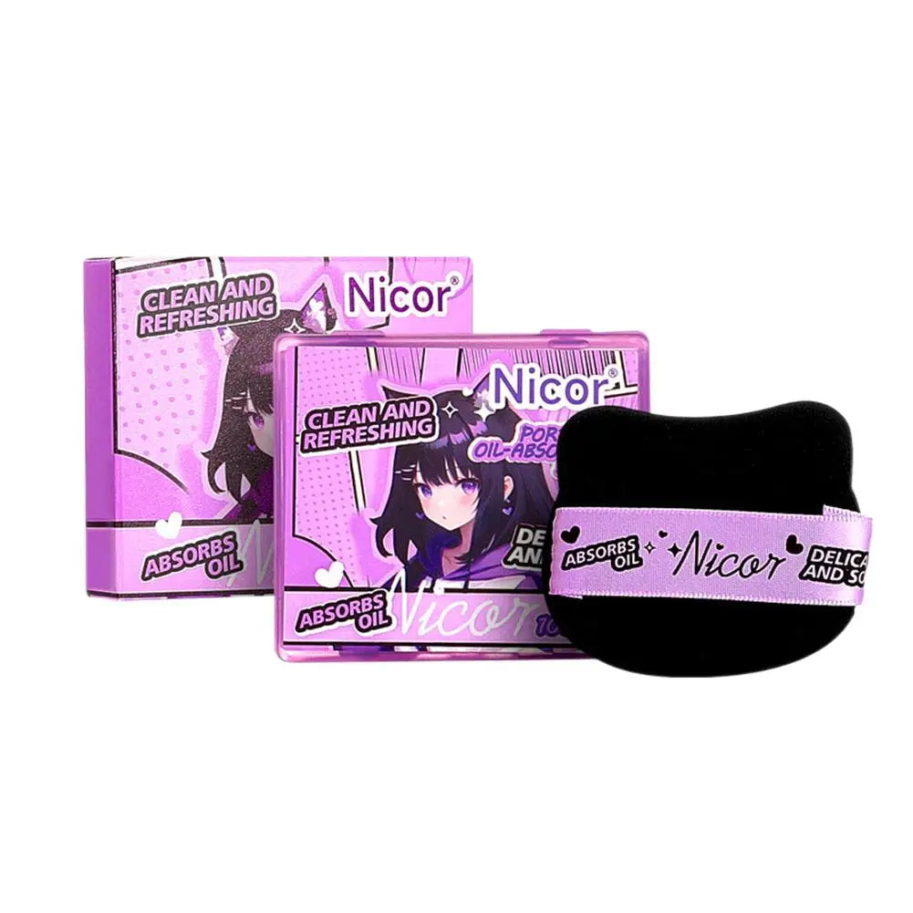 100pcs/set Facial Oil Absorption Paper Matte Oil Control Loose Powder Facial Wipes Oil Absorption Care Paper Facial Clean Beauty