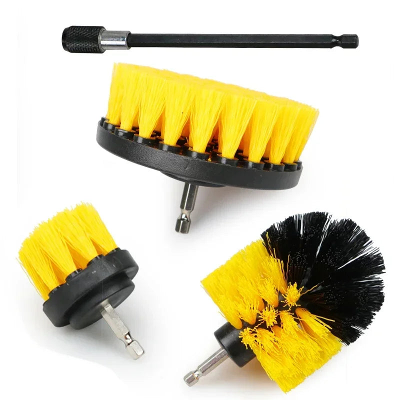 2/3.5/4/5'' Drill Brush Kit Electric Scrubber Brush for Cleaning Bathroom Bathtub Cleaning Brush Scrub Drill Cleaning Kit