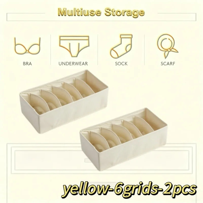 Drawer Underwear Socks Bra Storage Box Clothes Storage Organizer Underwear Bag Household Wardrobe Box Cabinet Drawer Organizer