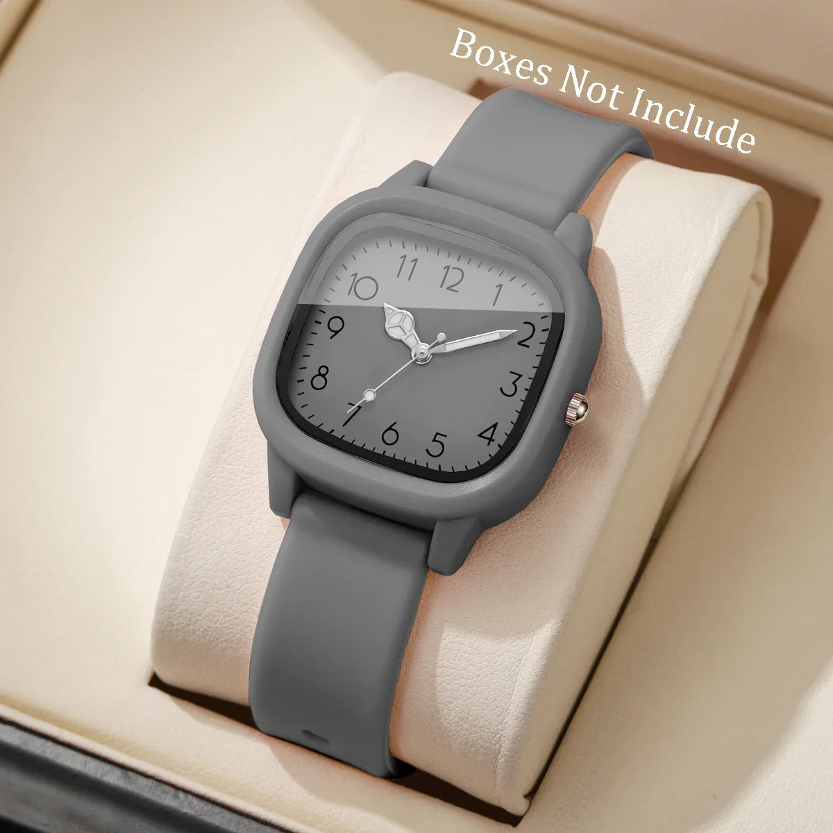 Fashion Candy Color Silicone Band Women Watches Square Dial Ladies Quartz Wristwatch for Girls Clock Reloj Mujer