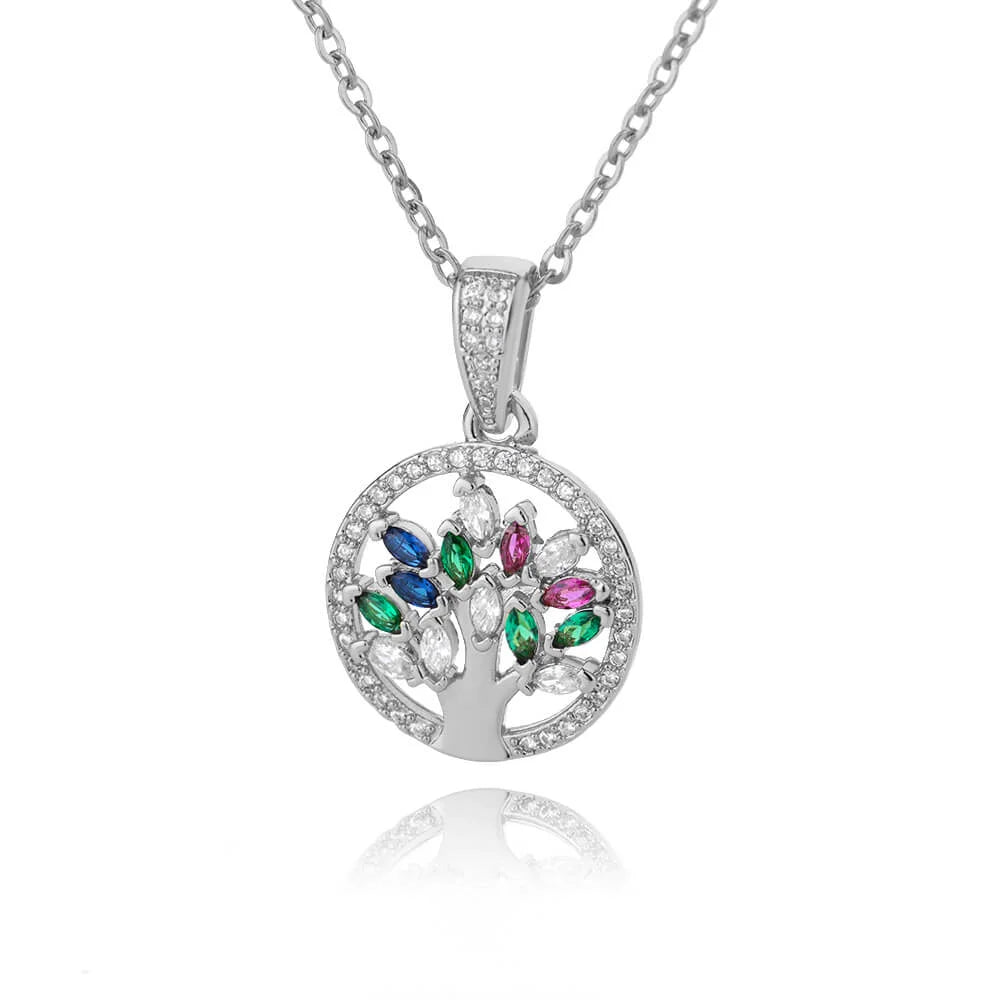 Tree of Life Necklace for Women Stainless Steel Long Chain Pendants Necklaces 2023 Trend Choker Aesthetic Jewelry collares mujer
