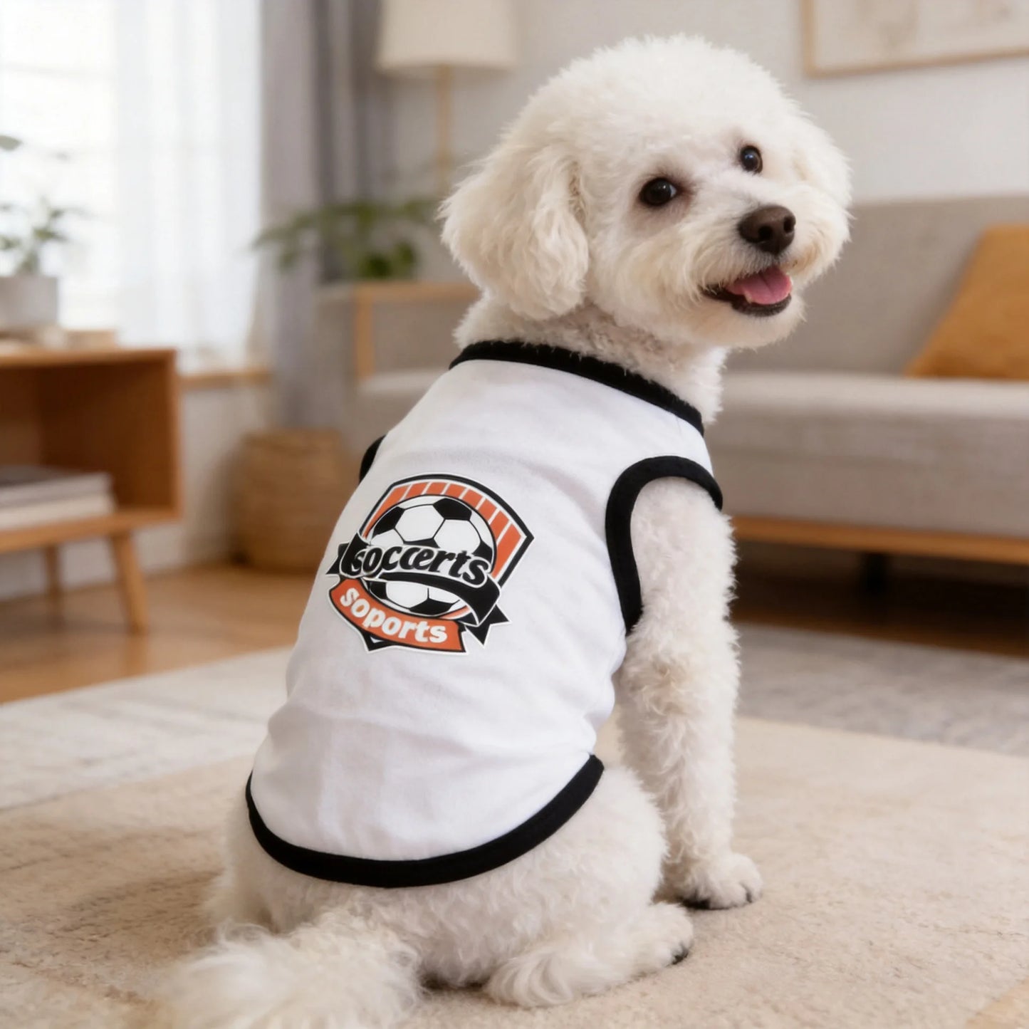 Summer Pet Clothes Breathable Mesh Dog Cat Jersey Cute Puppy Kitten Vest Shedding Control Apparel Holiday Party Dog Clothing