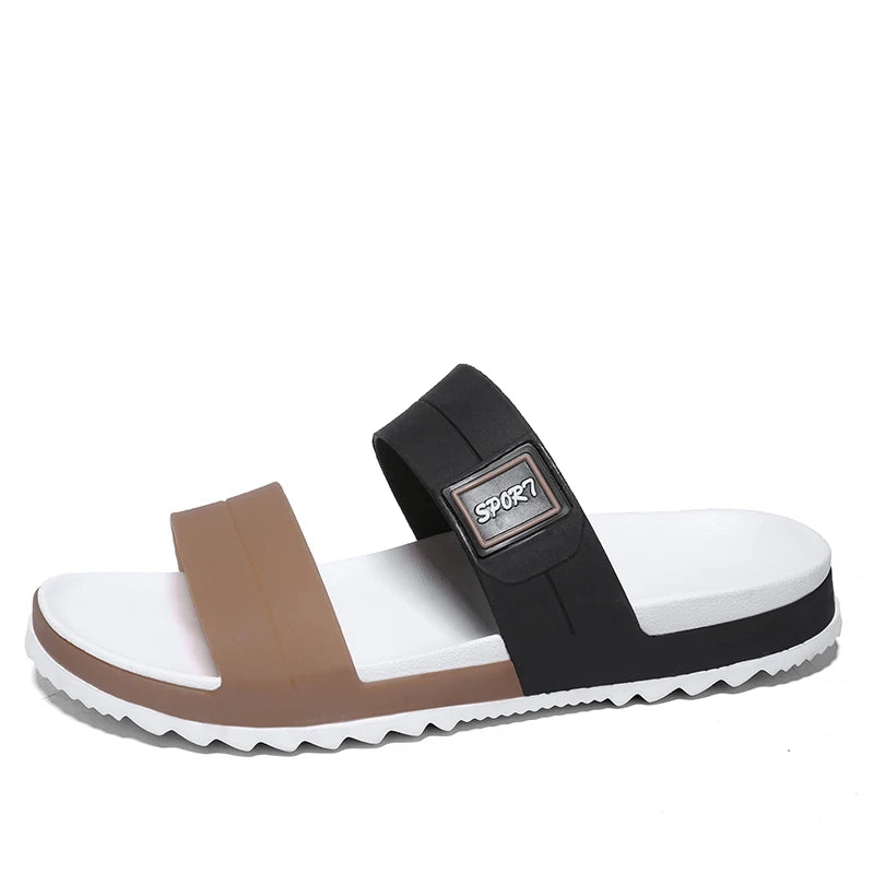 New slipper men's non-slip jelly sports casual wear-resistant sandals men wear flip-flops on the beach sandals