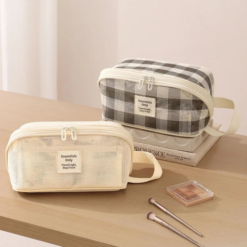 Makeup Organizer Female Toiletry Kit Bag Make Up Case Storage Pouch Luxury Lady Box, Cosmetic Bag, Organizer Bag For Travel Zip