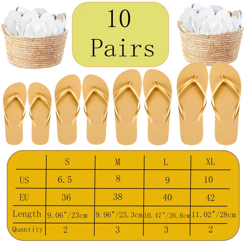 6-30Pairs Flip Flops for Wedding Guests Wedding Sandals Slippers Woman Men Wedding Favors Gifts Sign Bridesmaid Beach Hen Party