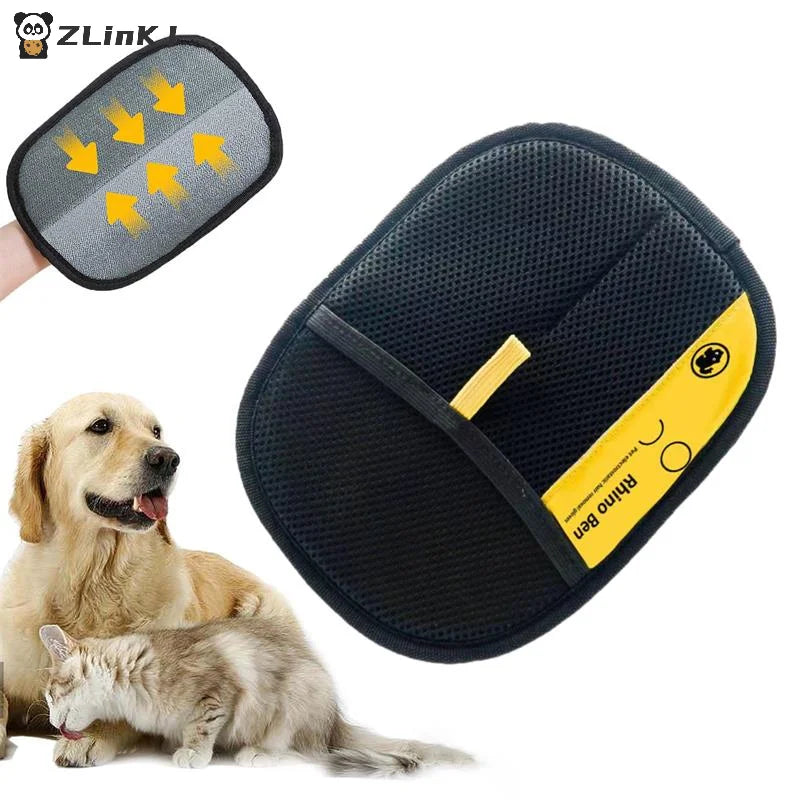 ▶1Pcs Reusable Pet Hair Remover Electrostatic Gloves For Cats & Dogs