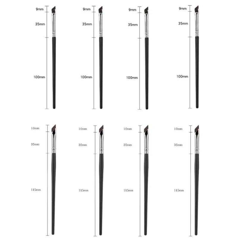 1/2/4/6/8/10/16Pcs Upgrade Blade Eyeliner Brush Ultra Thin Fine Angle Flat Eyebrow Brush Liner Brow Place Makeup Brush