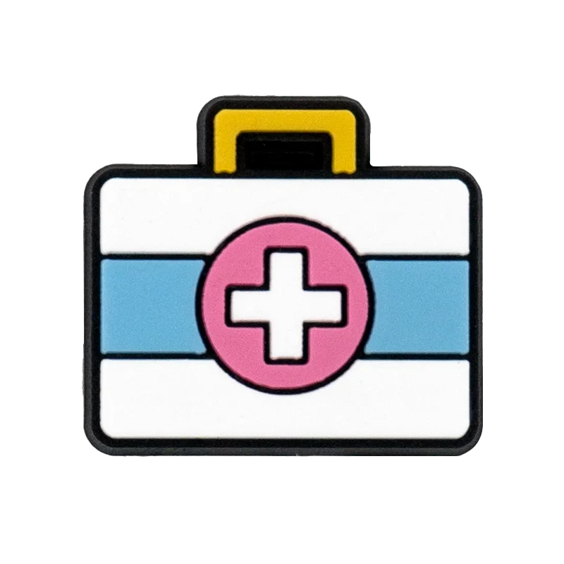 1/50PCS Cute Medical Style Shoe Charms,Heart Nurse Pill Pin Accessories for Sandals,Stethoscope Dental Shoes Clogs Buckle