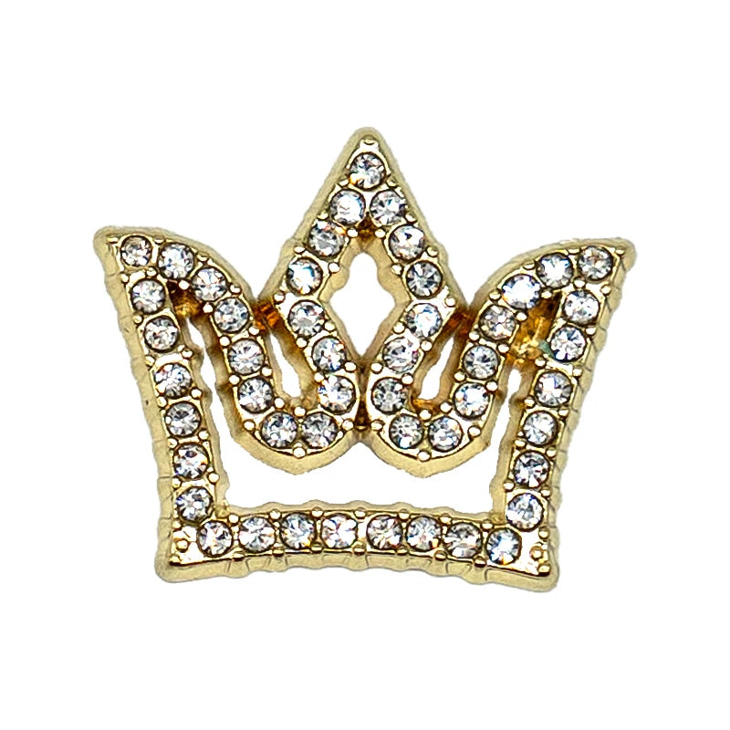 1-16PCS Classic Metal Cherry Shoe Charms for Girls,Scallop Star Pin Accessories for Shoes,Crown Leaf Clog Buckles for Sandals