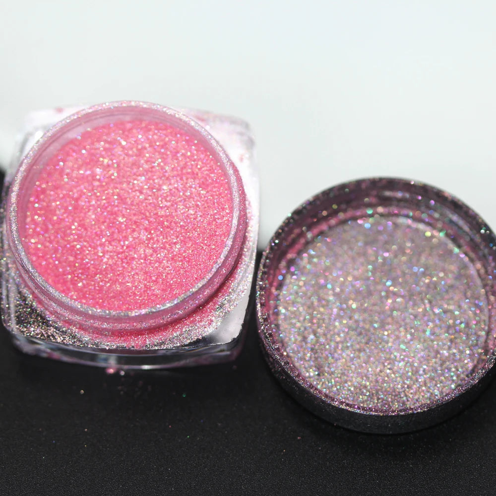 100colors Cosmetic Diamond Highlighter Pigment Eyes Loose Powder Makeup Pearlescent Shiny Eyeshadow Lipgloss Resin Craft DIY