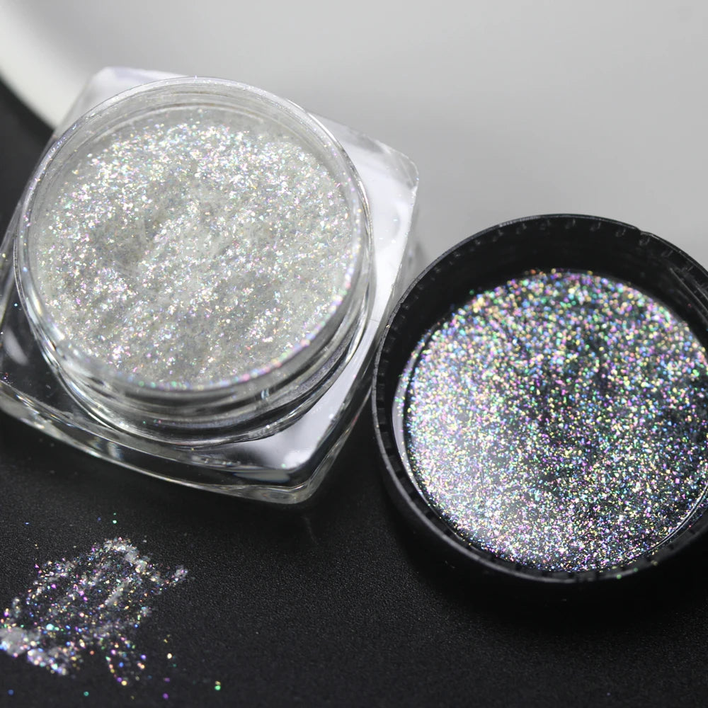 100colors Cosmetic Diamond Highlighter Pigment Eyes Loose Powder Makeup Pearlescent Shiny Eyeshadow Lipgloss Resin Craft DIY
