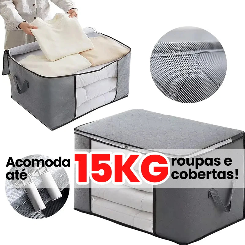Organizador de Guarda Roupa Com Proteção Contra Mofo e Ácaros Material Sustentável Para Armazenamento de Roupas de Estação