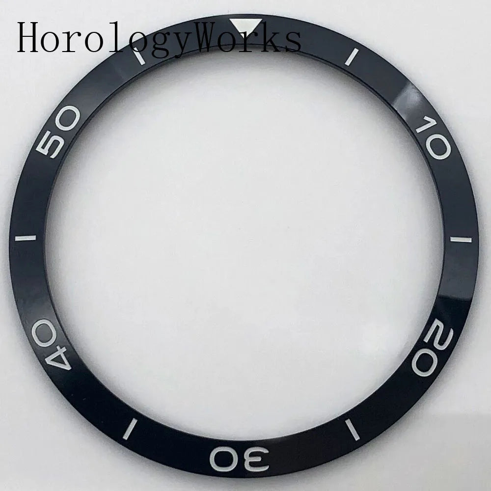 39mm Ceramic Bezel Watch Parts Fit 41mm Automatic Mechanical Watches Black Blue Green