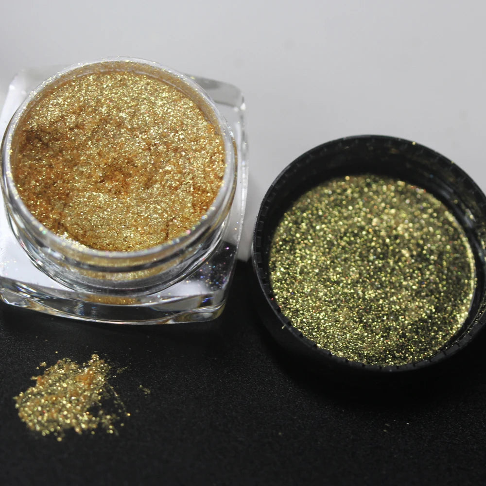 100colors Cosmetic Diamond Highlighter Pigment Eyes Loose Powder Makeup Pearlescent Shiny Eyeshadow Lipgloss Resin Craft DIY