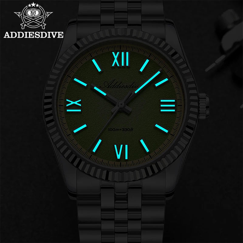 ADDIESDIVE 36mm Summer Dive Watch Fashion Fun Fruit Series Men Sports Quartz Watches Japanese VH31 Diver Watch Reloj New AD2535