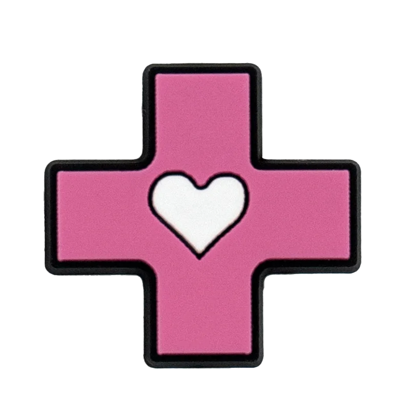 1/50PCS Cute Medical Style Shoe Charms,Heart Nurse Pill Pin Accessories for Sandals,Stethoscope Dental Shoes Clogs Buckle