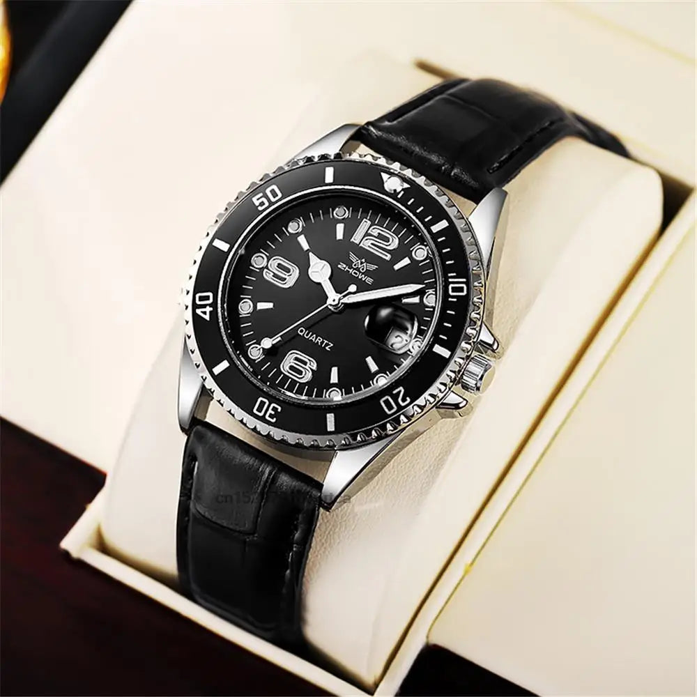 Luxury Mens Watches Stainless Steel Business Waterproof Date Quartz Watch Men Fashion 2023 Sport Clock Relogio Masculino