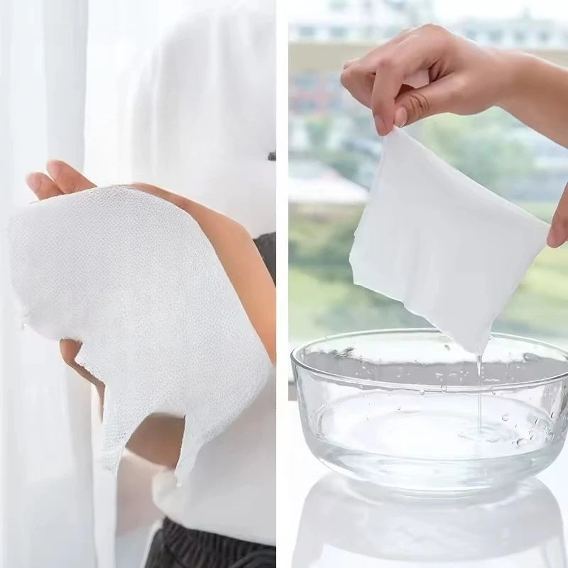 150PCS Compressed Towel Disposable Portable Face Cleaning Soft Compressed Hand Wipe Towel Makeup Removal Soft Comfortable