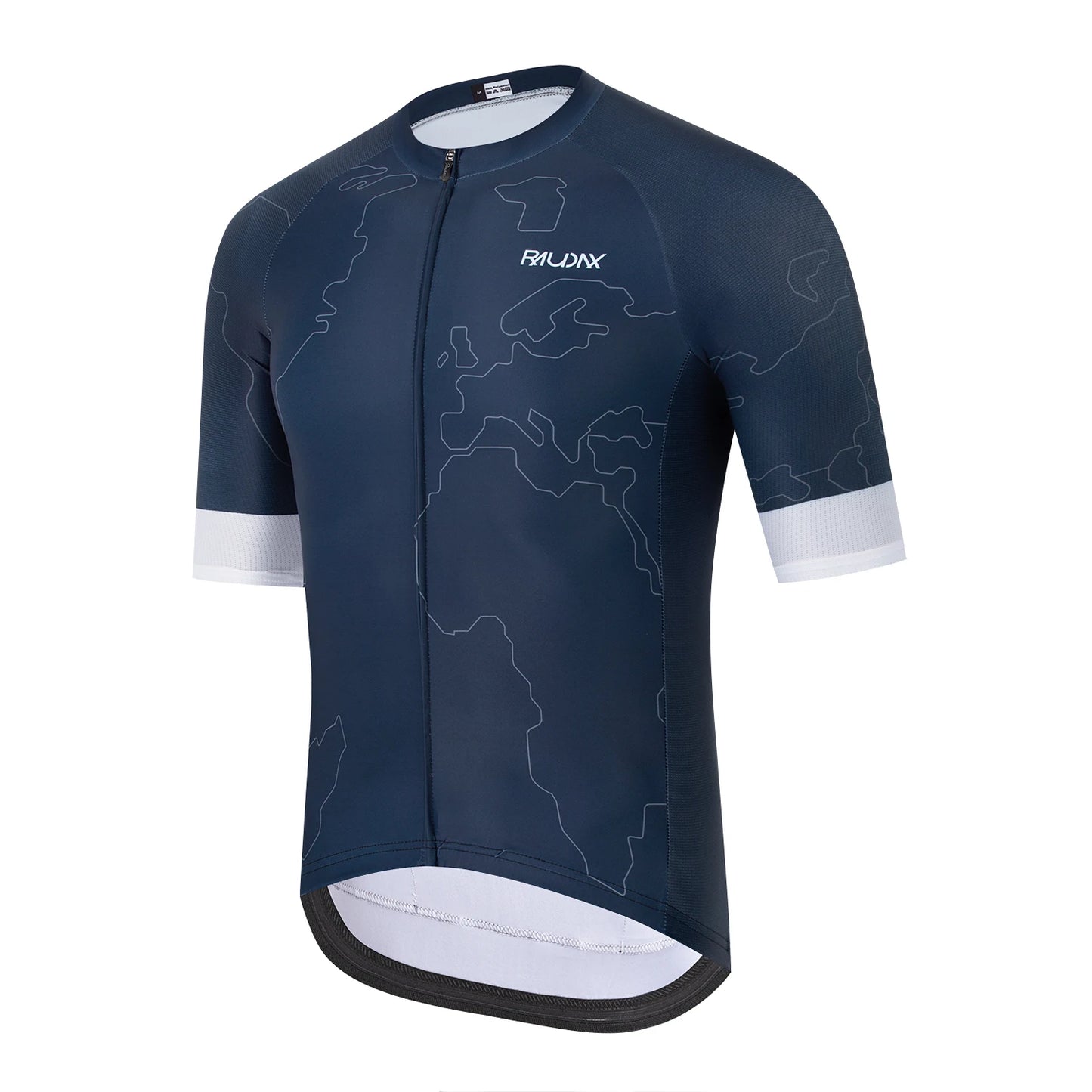 Raudax Men's Summer Short Sleeve Cycling Jersey UV Protection Racing Bike Wear Maillot Bicycle Clothing Ropa Ciclismo