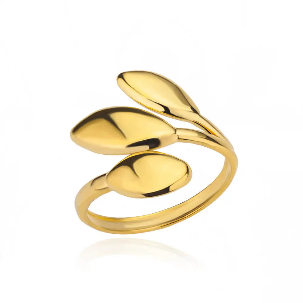 40 Style Rings for Women Stainless Steel Rings Classic Gold Color Adjustable Rings Wedding Aesthetic Jewelry Gift Free Shipping