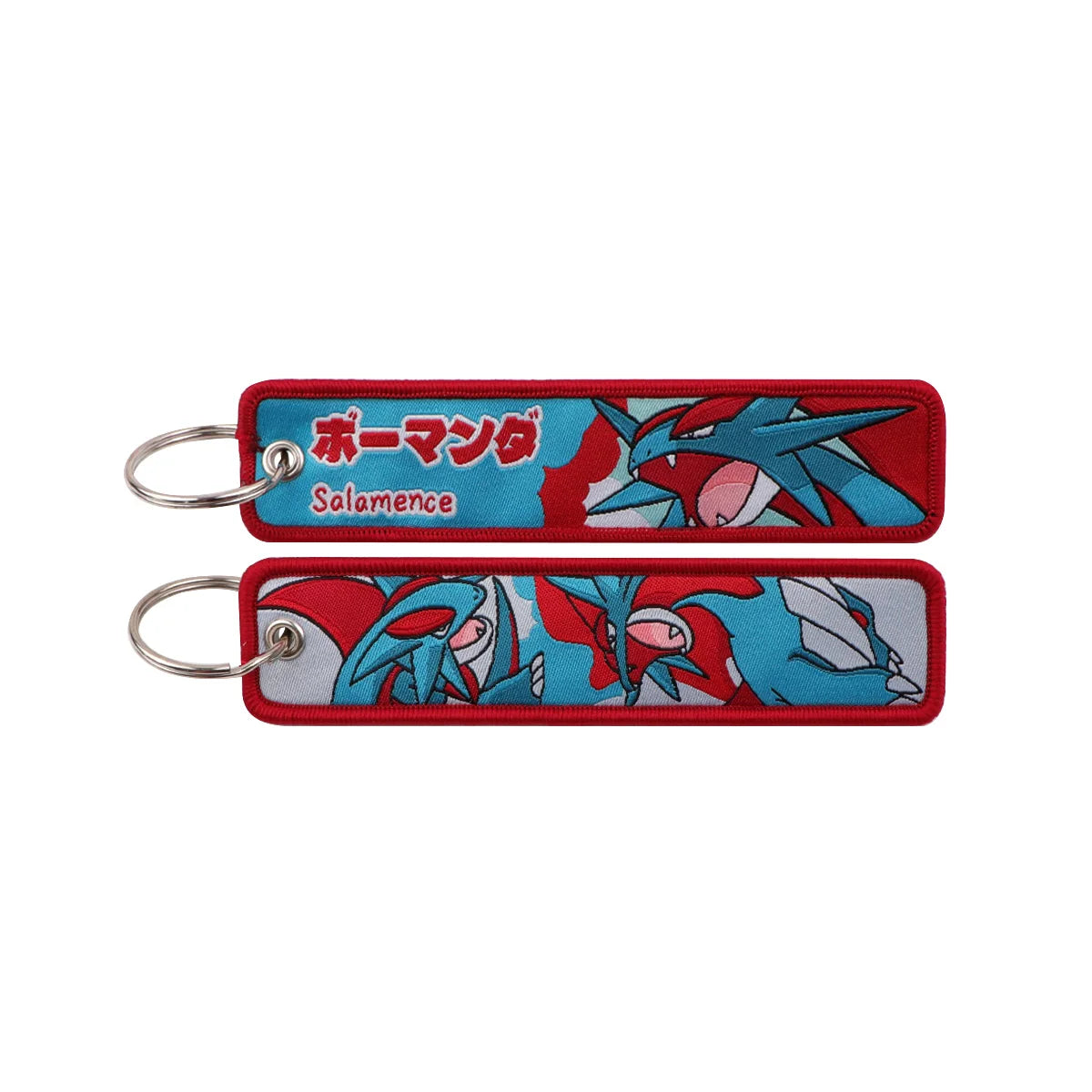 Kawaii Japanese Elf Anime Embroidery Key Fobs Key Tag Motorcycles Cars Backpack Chaveiro Keychain Fashion Keyring Friends Gifts