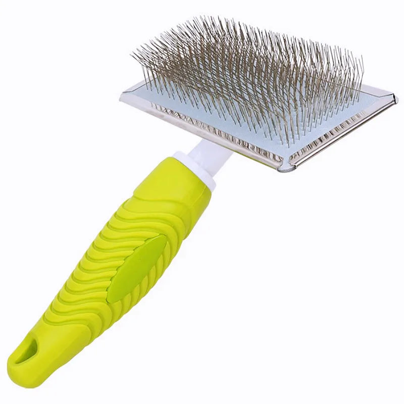 Dog Comb Massage Dogs Brush Long Teeth Cat Comb Pet Hair Remover Dog Grooming Brush Stainless Steel Combs for Dogs Hair Cleaning