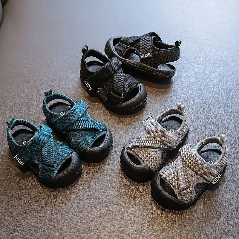 Boy Sandals 2026summer New Baby Walking Shoes Soft Sole Girls' Sandals Mesh Shoes Children's Sandals Versatile Children's Shoes