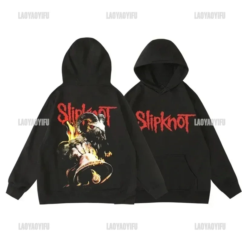 new S-Slipknots Prepare for Hell Tour Rock Band Women Men Hoodie Sweatshirt Casual Clothes Hoody Warmth Streetwear Pullovers Top