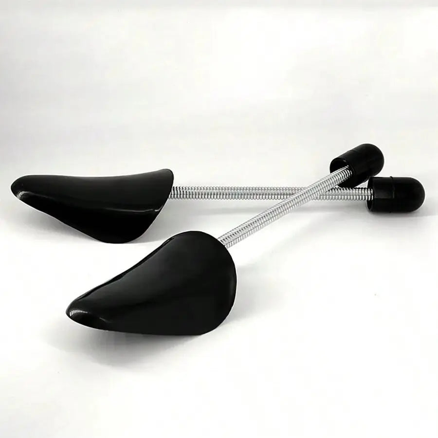 1 Pair Adjustable Plastic Spring Shoe Tree for Men & Women, Prevent Deformation, Wrinkles, and Maintain Shoe Shape, Black