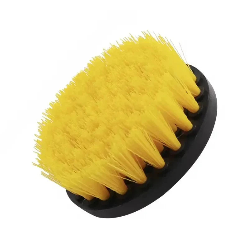 New Electric Scrubber Brush Drill Brush Kit Power Drills Scrubber Brush For Carpet Glass Car Tires Nylon Brushes 2/3.5/4''