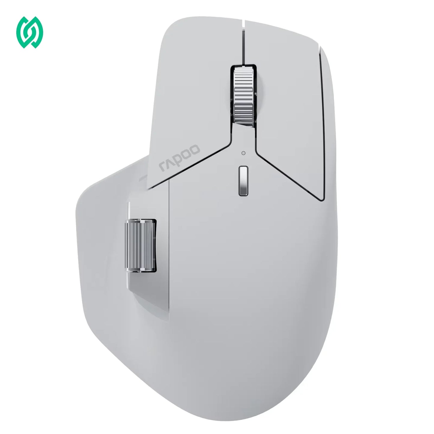Rapoo MT720PRO Wireless Mouse NearLink + Bluetooth 5.0 Multi-Device 12000 DPI 2K Polling Rate Ergo for Work Gaming Quiet Clicks