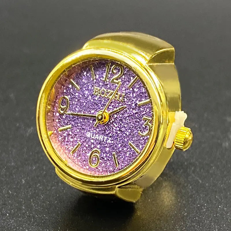 RetroGem New Fashion Personality Ring Watches Adjustable  Women's Party Banquet Jewelry Finger Accessories Rings Gifts for Women