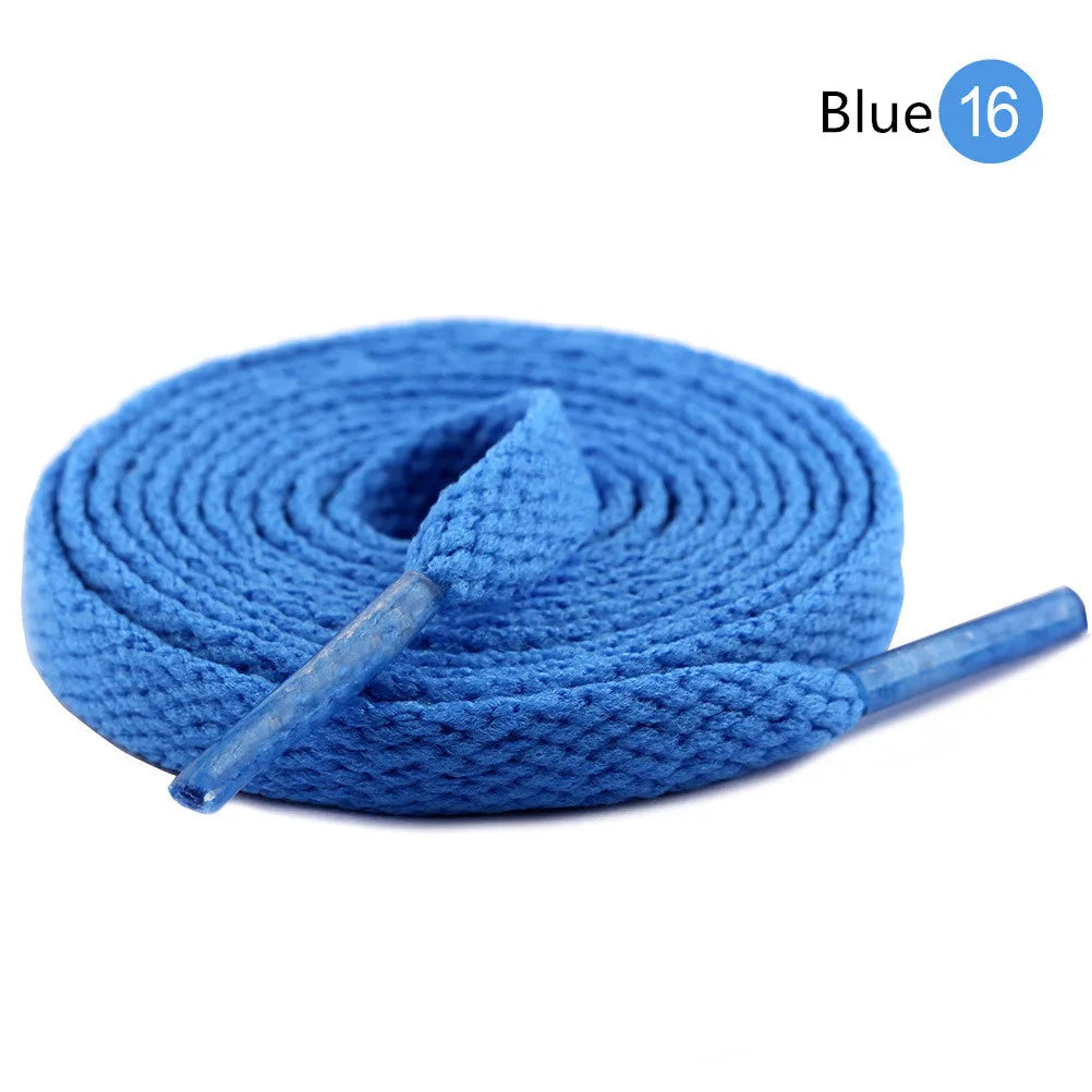 26Colors Flat Shoelaces Adult Kids Black White Pink Laces Sneakers Shoestring No Elastic Shoelace Leisure Lacet Shoe Accessories