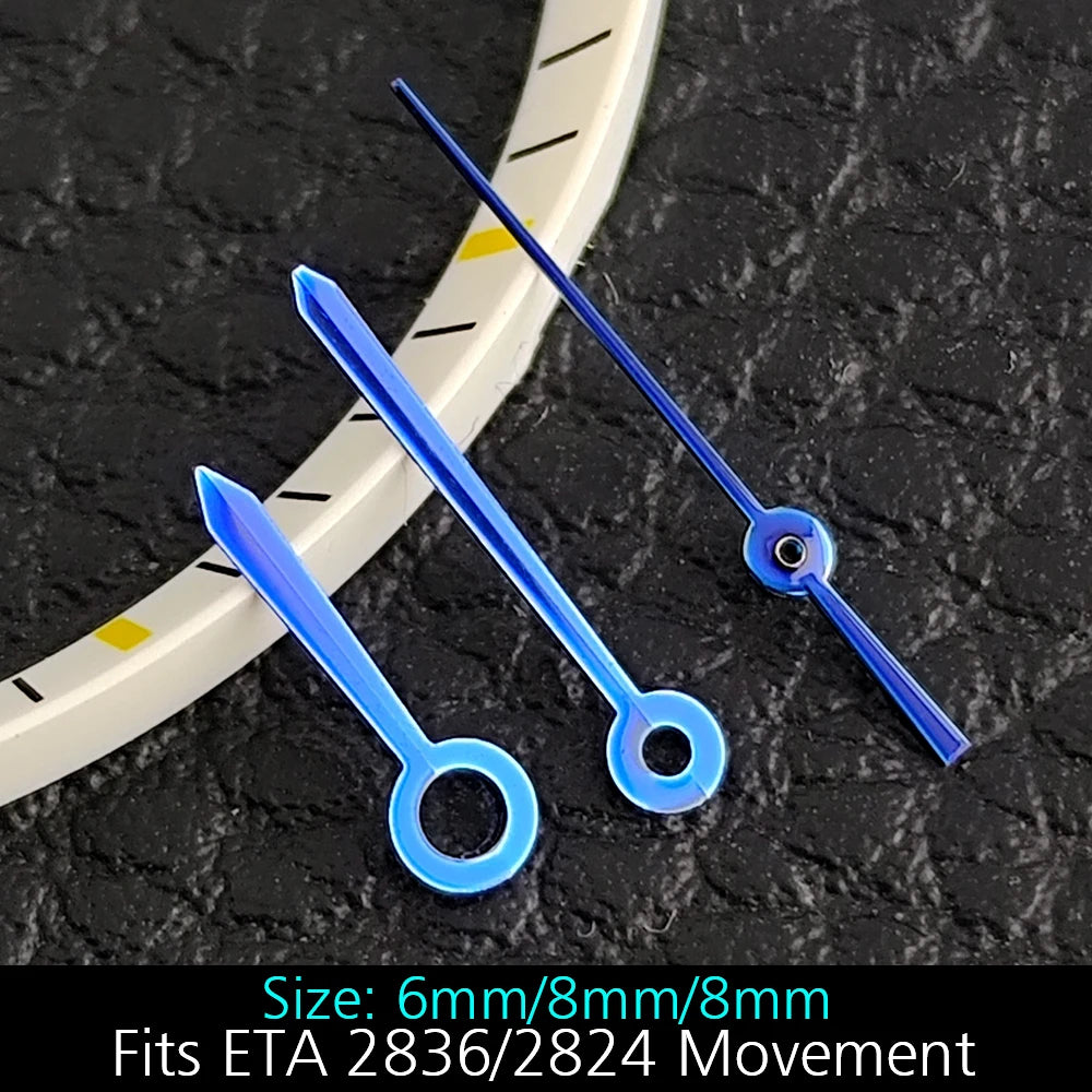 High Quality ETA-Series Hands Green Super Luminous Fits ETA 2824 2892 2836 2834 Movement Watch Accessories Watches For Men
